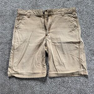 Carhartt Men's Khaki Flat Front Shorts